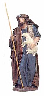 Shepherd holding Lamb<br> Belenes Puig figure